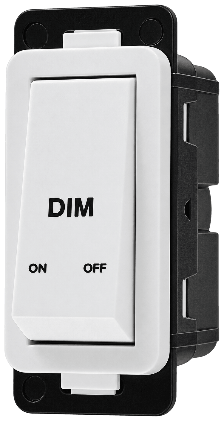 Bell press marked Dim ON/OFF